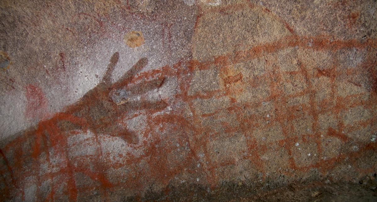 Die sprechenden Felsen der Aborigines